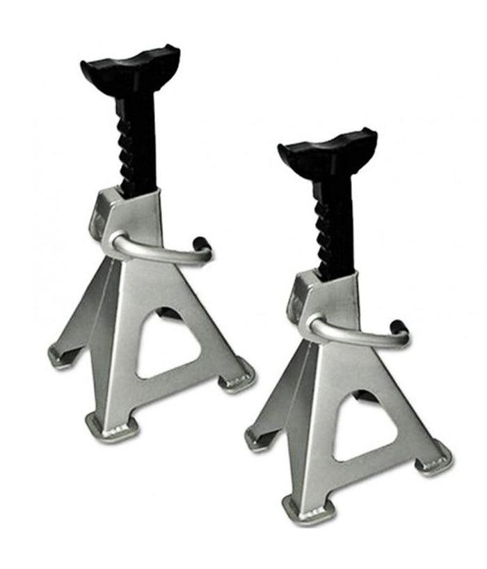 Coppia Cavalletti 3 Ton Altezza Regolabile 3000 Kg Solleva Auto Furgone Cric         