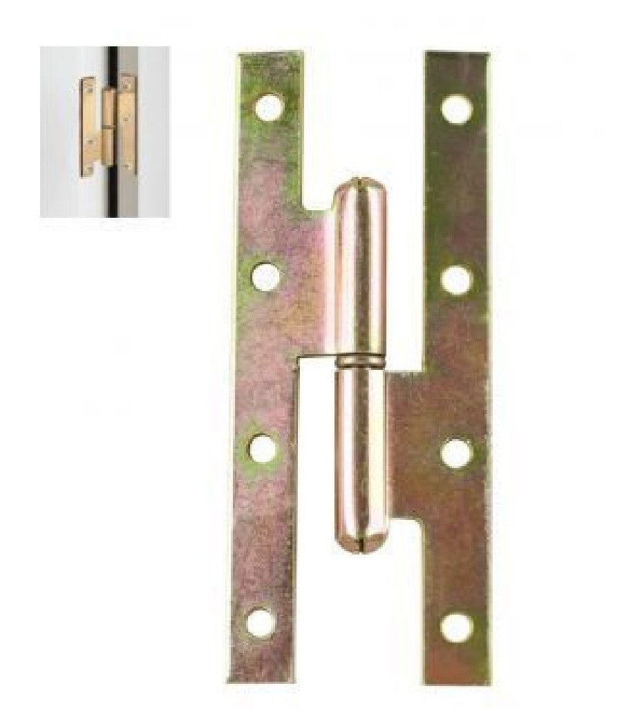 Coppia Cerniere Cerniera A H Cardine Per Porta Finestra 140x55x2.5mm Viti 91159         