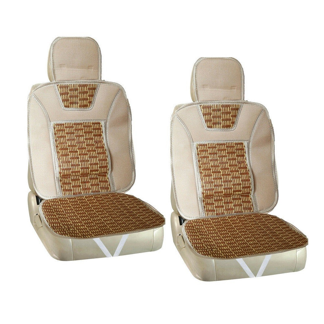 Trade Shop - Coppia Coprisedili Schienale Auto Copri Sedile Estivo Anteriore Cardiff Sc-042 -