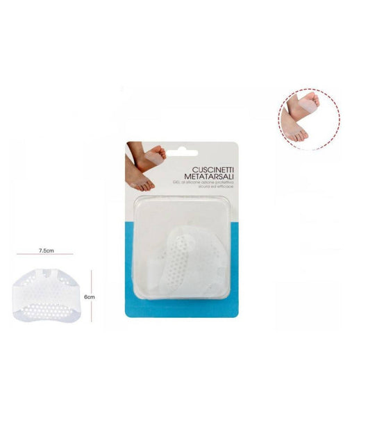 Coppia Cuscinetti Fasce In Silicone Protezione Metatarsali Cura Dei Piedi 66785         