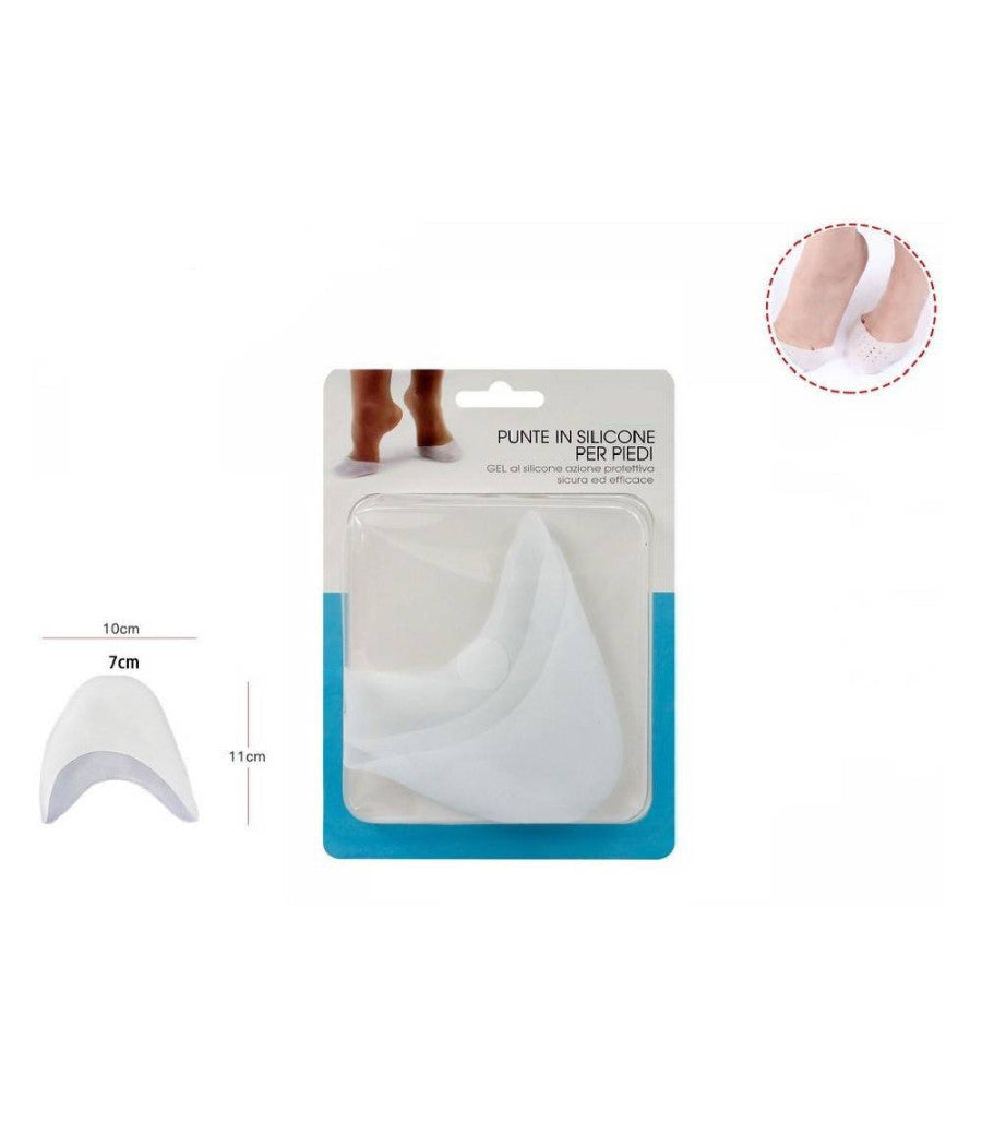 Coppia Cuscinetti Punte In Silicone Protezione Metatarsali Cura Dei Piedi 66783         