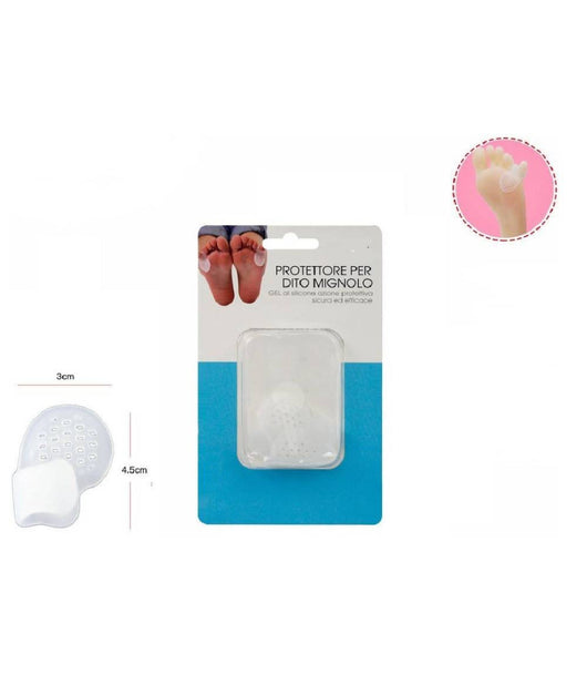 Coppia Cuscinetti Silicone Protezione Per Dito Mignolo Plantari Cura Piedi 66780         