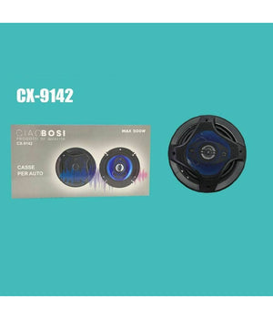 Coppia Di Casse Auto Altoparlanti Speaker 500 Watt 16 Cm Cx-9142         