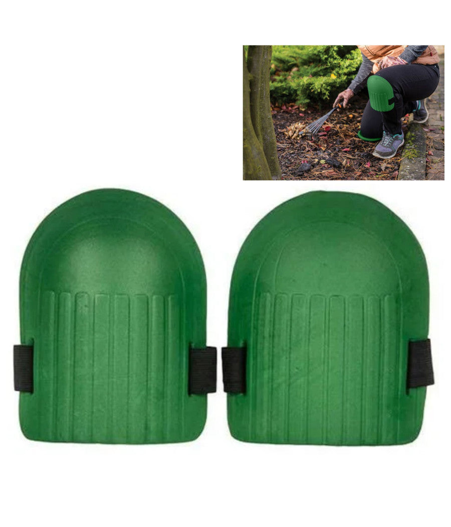 Coppia Di Ginocchiere Per Giardinaggio Protezione Ginocchio Chiusura A Strappo         