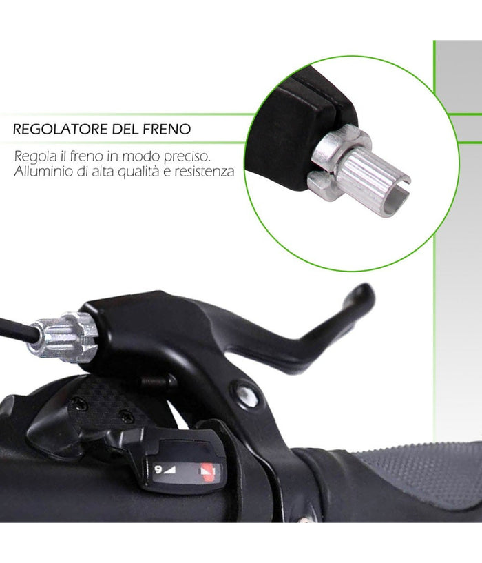 Coppia Di Leve Freni In Resina Per Bicicletta Bici Attacco Universale Xc-2615         
