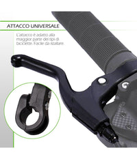 Coppia Di Leve Freni In Resina Per Bicicletta Bici Attacco Universale Xc-2615         