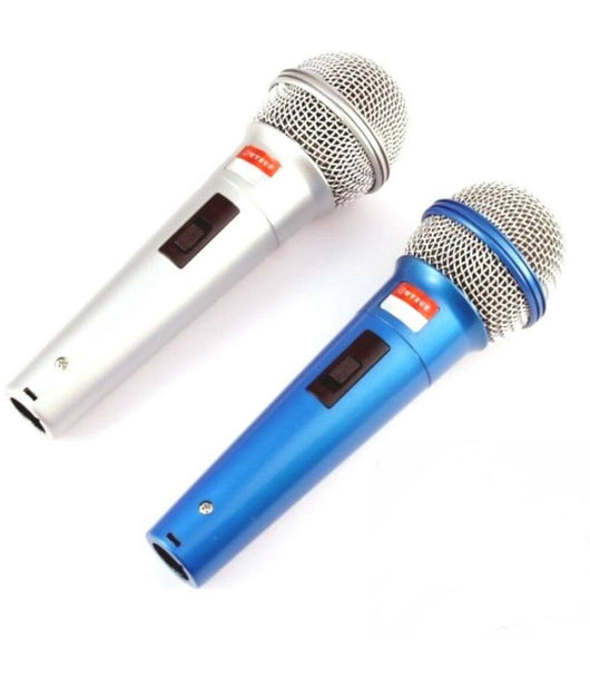 Coppia Di Microfoni Microfono Professionale Unidirezionale Con Cavo 2,5 Mt         