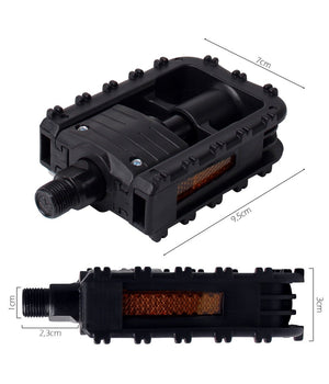 Coppia Di Pedali Bicicletta Con Riflettori Laterali Attacco Universale Xc-2513         