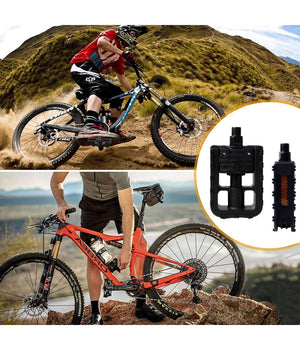 Coppia Di Pedali Bicicletta Con Riflettori Laterali Attacco Universale Xc-2513         