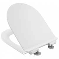 Coppia Di Sanitari Da Terra Filo Muro Senza Brida Bianco Lucido "Linea T"