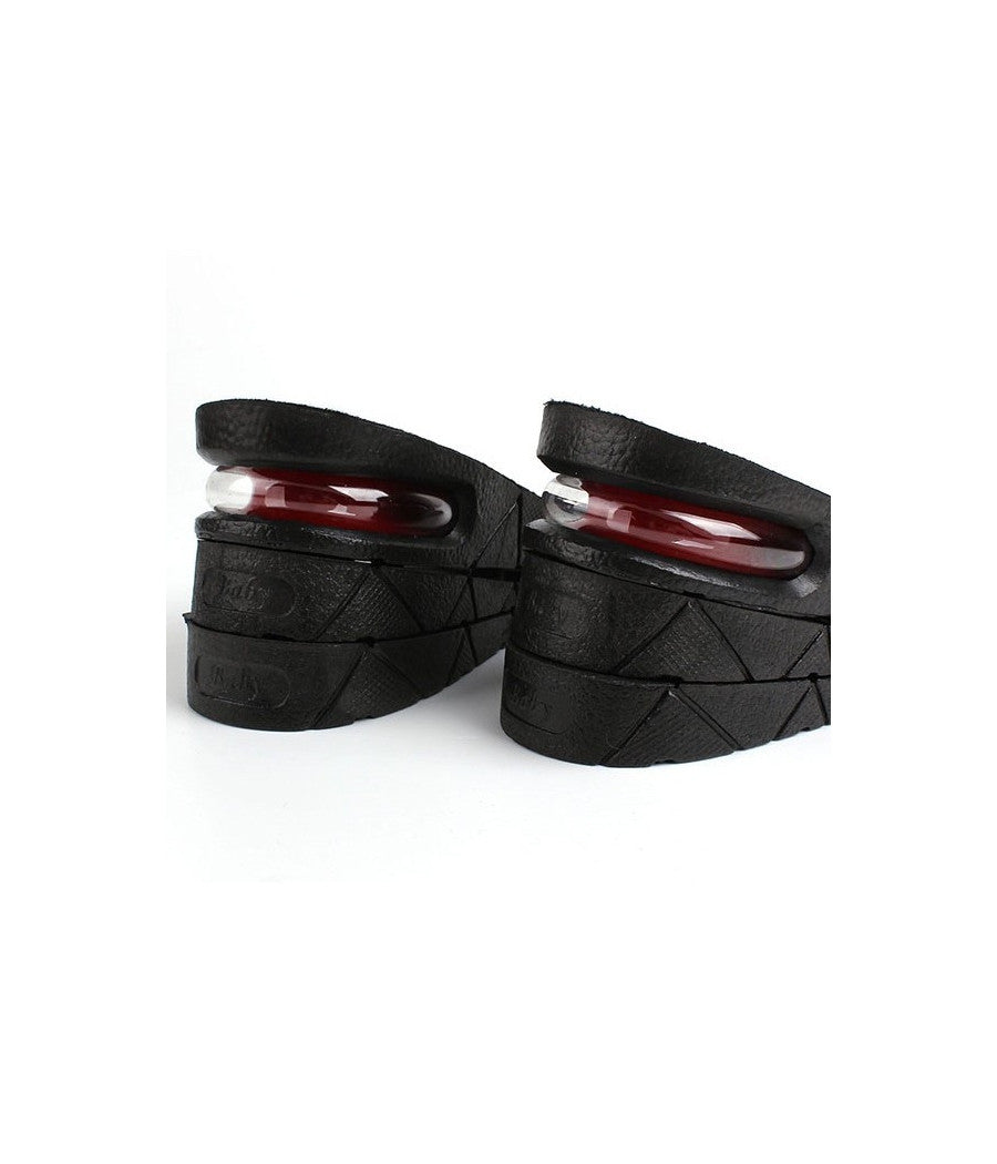 Coppia Di Solette Alza Tacchi Tacco Per Uomo Nero Alzatacco Per Scarpe Altezza         