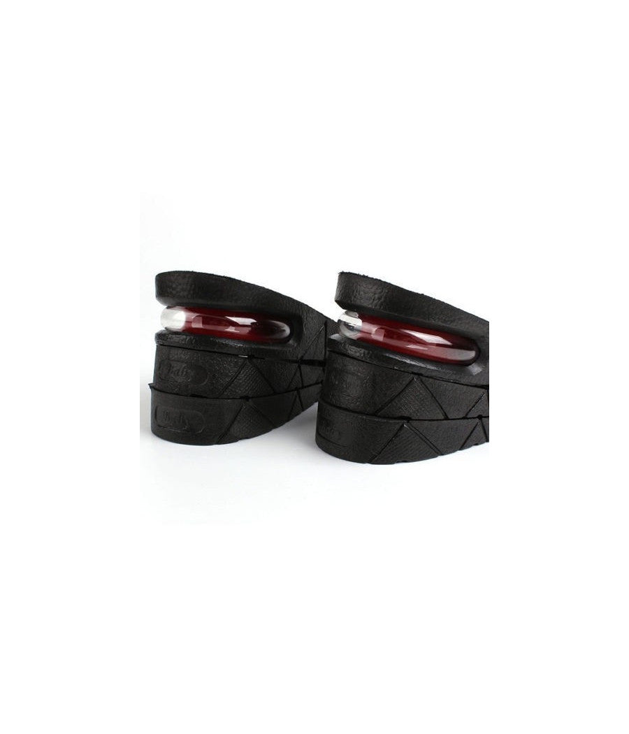 Coppia Di Solette Alza Tacchi Tacco Per Uomo Nero Alzatacco Per Scarpe Altezza         