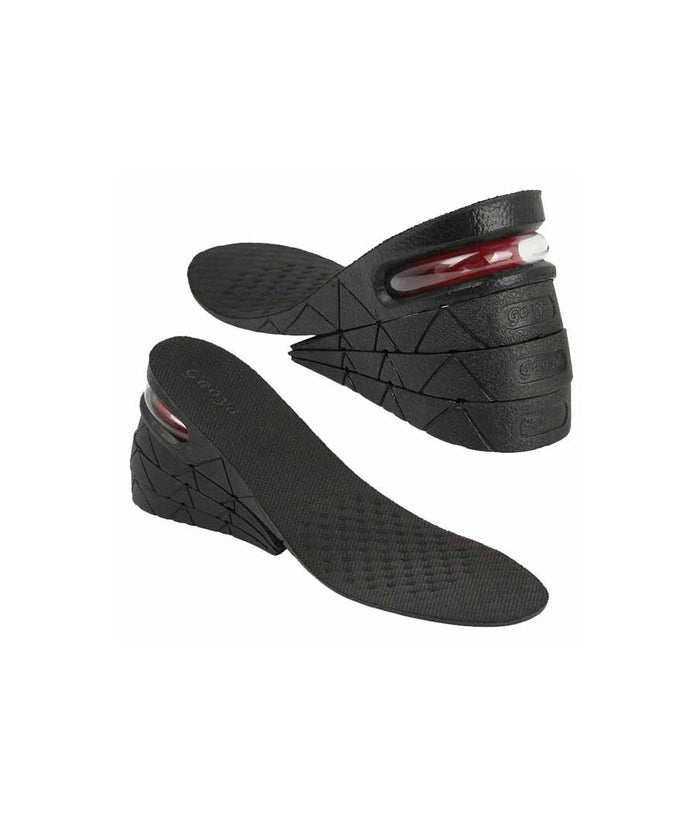 Coppia Di Solette Alza Tacchi Tacco Per Uomo Nero Alzatacco Per Scarpe Altezza         