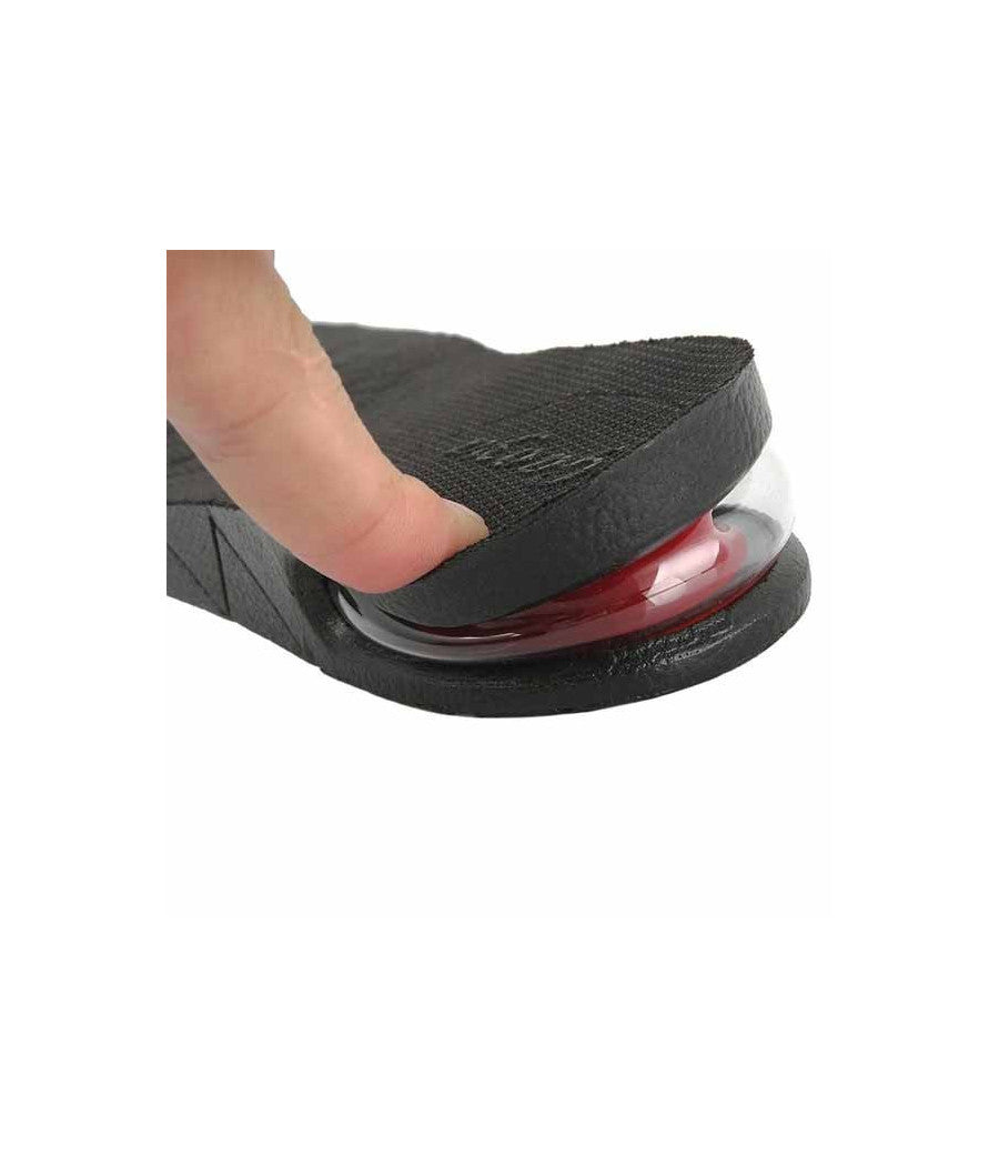 Coppia Di Solette Alza Tacchi Tacco Per Uomo Nero Alzatacco Per Scarpe Altezza         