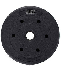 Coppia Dischi Dummbell Pesi Disco Per Bilanciere Manubri Da 2 Kg Bodybuilding         