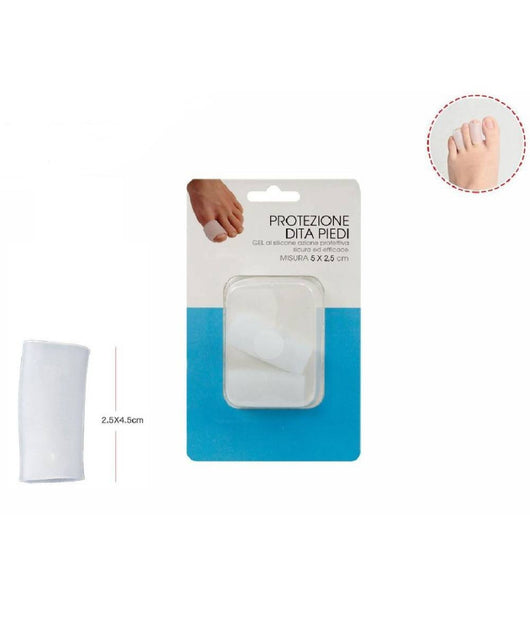 Coppia Fascia Anatomica Protezione Dita Piede Silicone Cura Dei Piedi 66776         