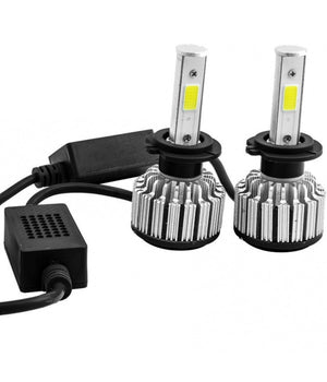 Coppia Lampada 4s Faro Headlight H1 6000k Led 28w Bulbi Ricambi Luce Auto Camper         