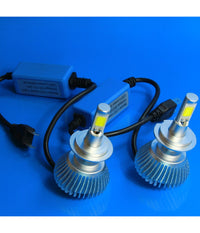 Coppia Lampade A Led Cree Full H7 Per Auto 2800 Lumen 6000k Digitale 12v 24v 30w         