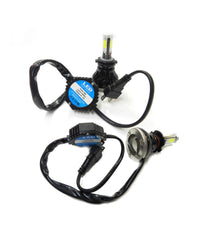 Coppia Lampade Fari Ricambio Per Auto 4 Led 8s H7 Alta Luminosita' Bianco Freddo         