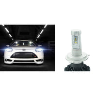 Coppia Lampade Led Auto Fari H4 X3 Kit Lampadine 50w 6000 Lumen Ip67         