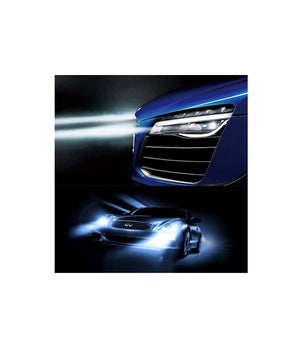 Coppia Lampade Led Auto Fari H7 X3 Kit Lampadine 50w 6000 Lumen Ip67         