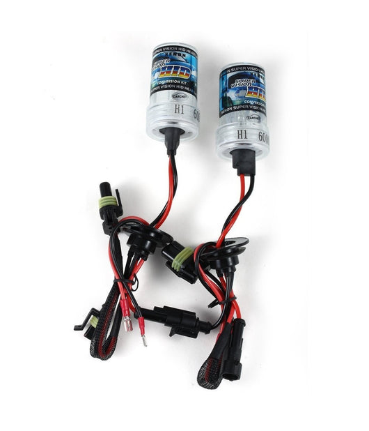Coppia Lampade Xenon Xeno Hid Ricambio Kit H1 6000k Per Auto Camper         