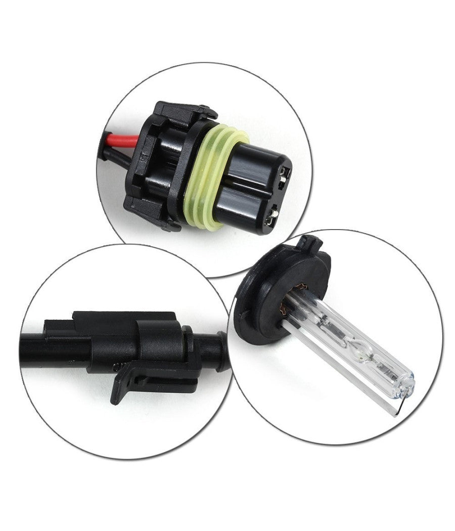 Coppia Lampade Xenon Xeno Hid Ricambio Kit H1 6000k Per Auto Camper         