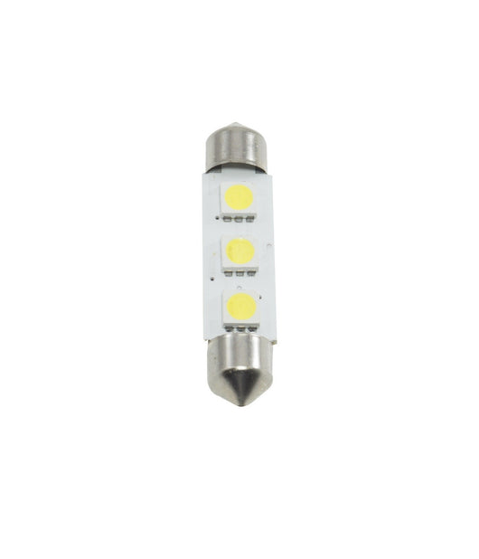 Coppia Lampadina Siluro A Led Smd 5050 4.3mm Rricambio Luci Interne Per Auto 12v         