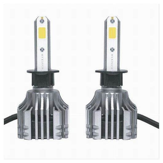 Coppia Lampadine Led H1 Auto Luce Bianca 6500k 12000lm Attacco 40w Maxtech T2-h1         