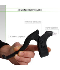 Coppia Leve Freni In Resina Composta Per Bicicletta Attacco Universale Xc-1642         