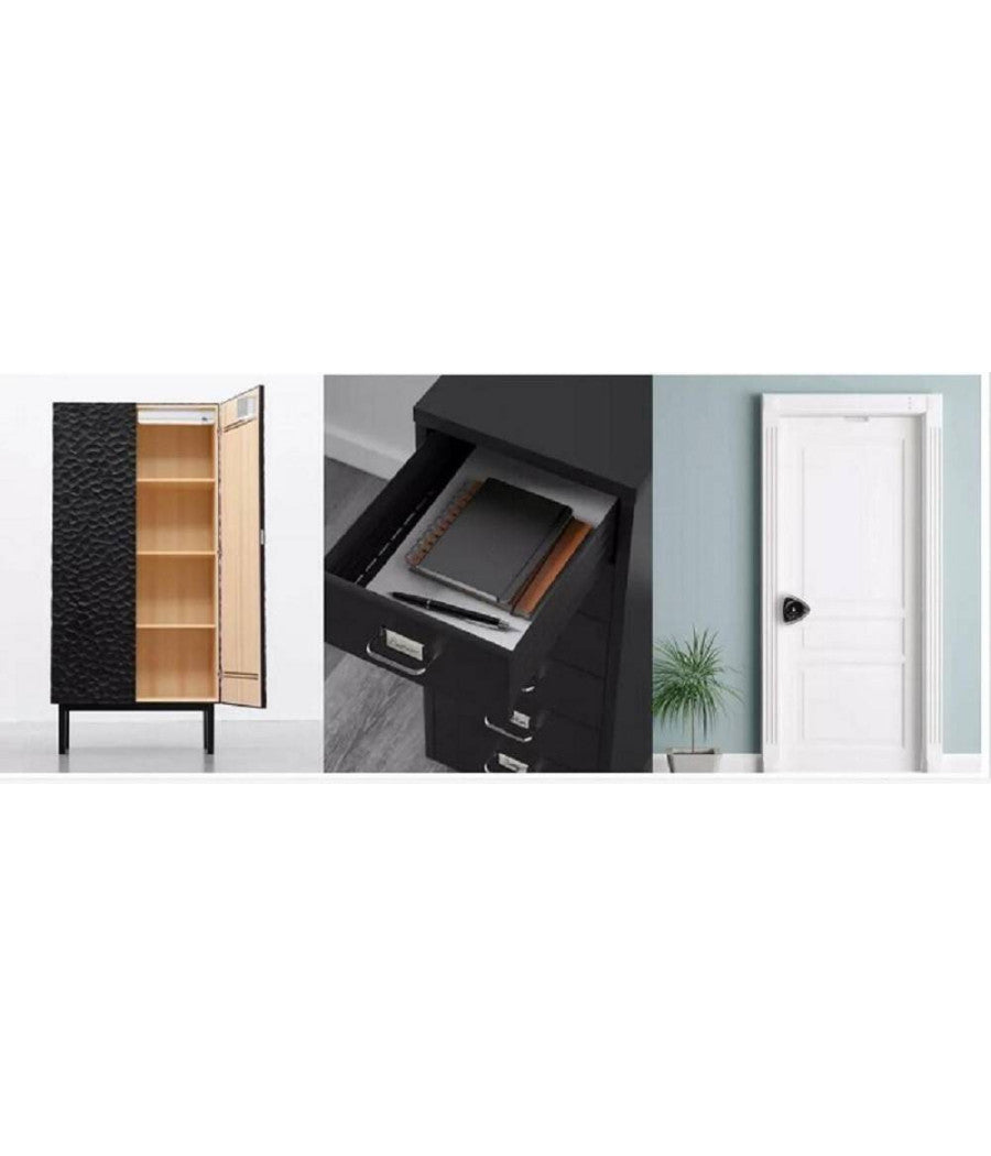 Coppia Luci Con 6 Led Sensore Magnetico Armadio Cassetto Mobile Porta 6000k         