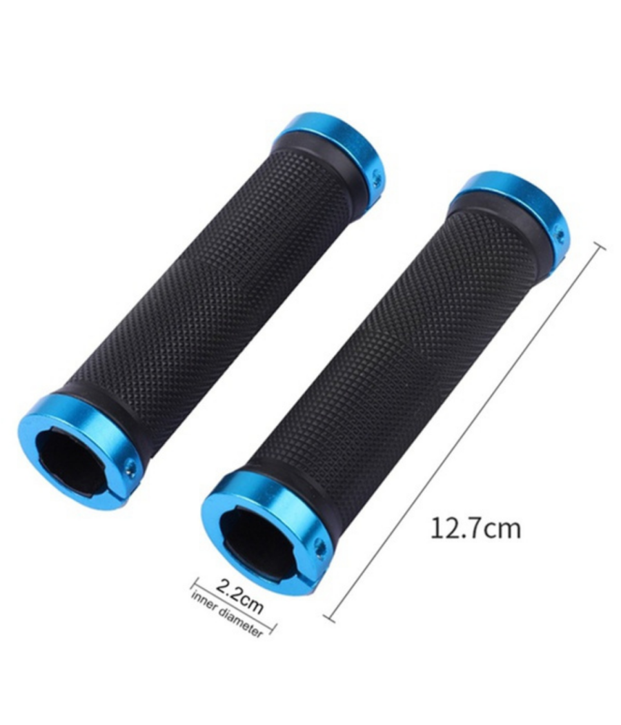 Coppia Manici Manopole Universali Manubrio Antiscivolo Per Bicicletta Bici Mtb         