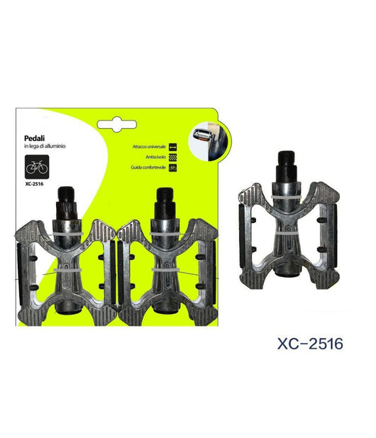 Coppia Pedali In Lega Di Alluminio Riflettori Laterali Attacco Universale Xc2516         