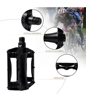 Coppia Pedali Per Bici Bicicletta In Lega Di Alluminio Attacco Universale Xc-2515         