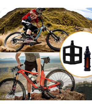 Coppia Pedali Per Bicicletta Con Riflettori Laterali Attacco Universale Xc-2514         