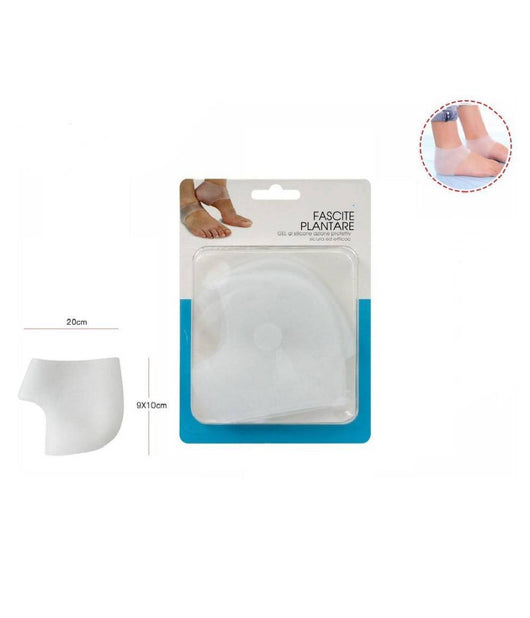 Coppia Plantari Fascite Fasce Silicone Caviglie Protezione Pianta Piedi 66772         