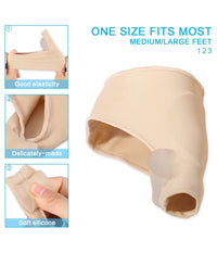 Coppia Protezione Alluce Valgo Correzione Separatore Per Cipolla         