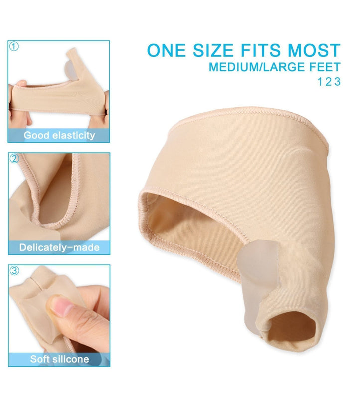 Coppia Protezione Alluce Valgo Correzione Separatore Per Cipolla         