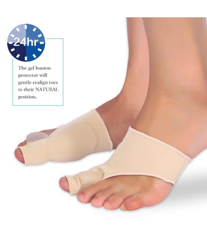 Coppia Protezione Alluce Valgo Correzione Separatore Per Cipolla         