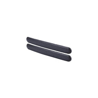 Trade Shop - Coppia Protezioni Per Paraurti Spoiler Antiurto 52x510mm Gomma Nero Adesivo Auto -