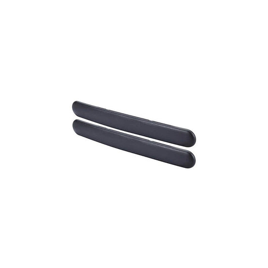 Trade Shop - Coppia Protezioni Per Paraurti Spoiler Antiurto 52x510mm Gomma Nero Adesivo Auto -