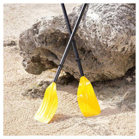 Trade Shop - Coppia Remi 124 Cm Pagaia Struttura A 3 Sezioni Facili Da Montare Taglia Unica 62015 -