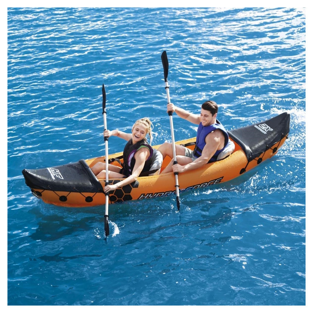 Trade Shop - Coppia Remi Pagaia Asta In Alluminio Raccordi Pale Per Gommone Da 145/218 Cm 62064 -