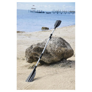 Trade Shop - Coppia Remi Pagaia Asta In Alluminio Raccordi Pale Per Gommone Da 145/218 Cm 62064 -