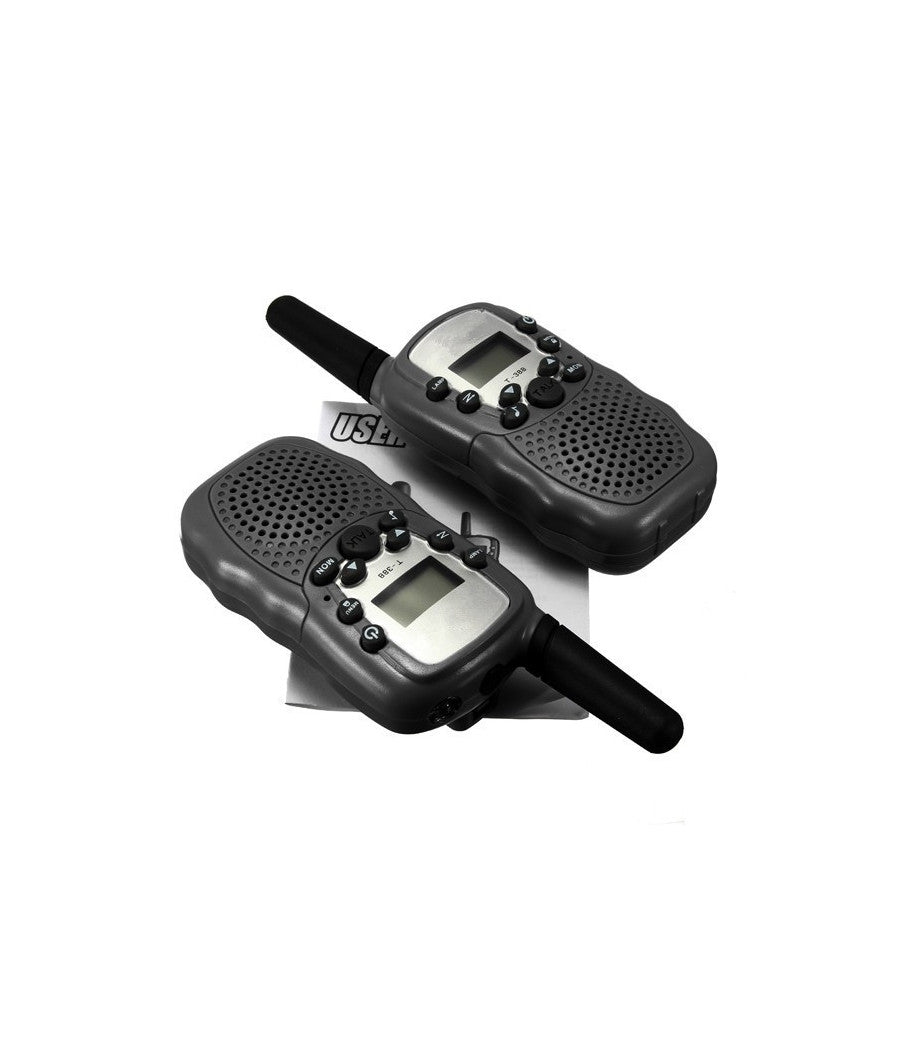 Coppia Ricetrasmittenti Walkie Talkie 2 Multi Canali Wireless 5 Km Torcia T-388         