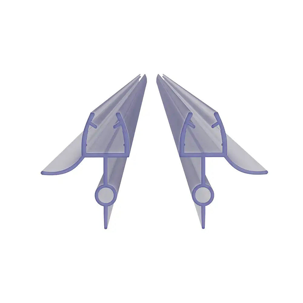 Coppia guarnizioni box doccia sottoporta in pvc 100cm per vetro 6-8mm baffo 16mm | Sealify