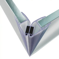 Guarnizioni doccia verticali magnetiche in pvc altezza 200cm per vetro da 4 a 6mm | Magny