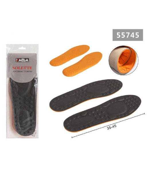 Coppia Soletta Solette Scarpe Antibatteriche Plantari Protezione Tg. 35-45 55745         