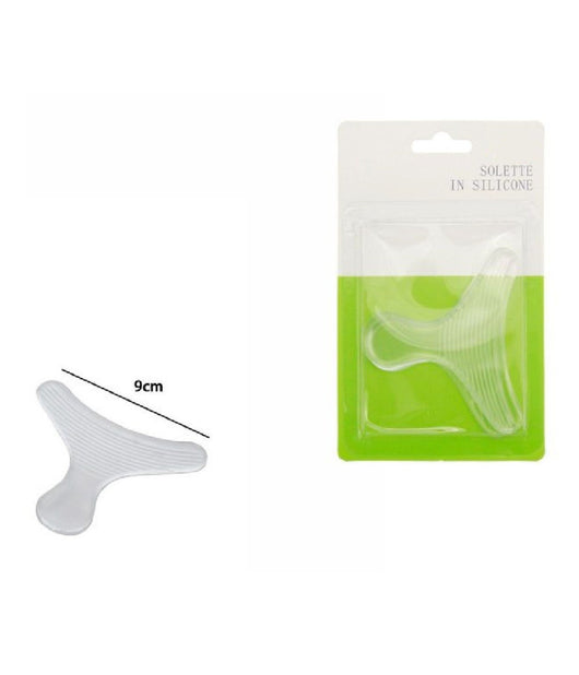 Coppia Solette In Gel Di Silicone Morbido Cura Protezione Sottopiede 9cm 67281         