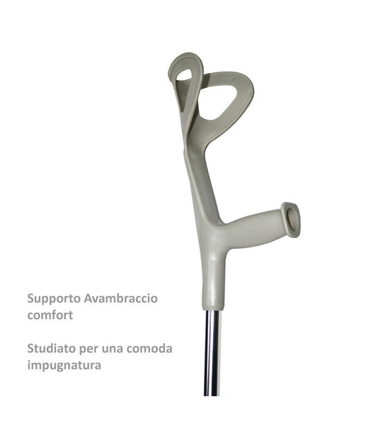 Coppia Stampelle Canadesi Stampella In Alluminio Altezza Regolabile Lega Leggera         